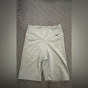 Nike Women's Heather Gray Bike Shorts